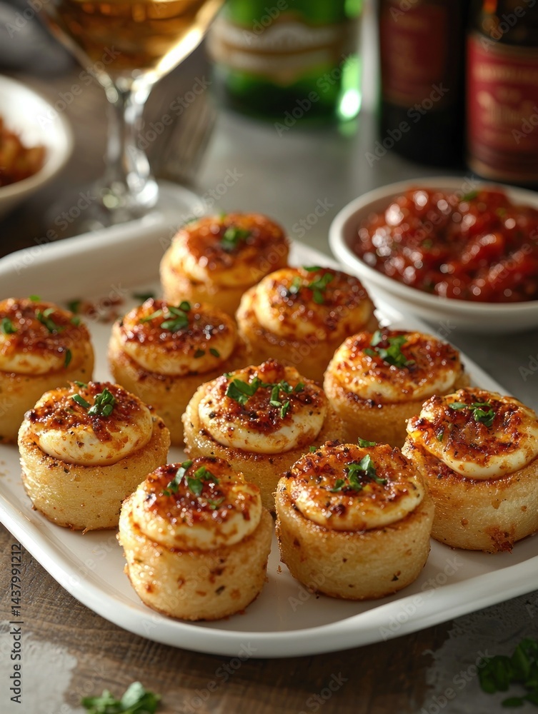 Delicious, bite-sized appetizers Delicious, bite-sized appetizers