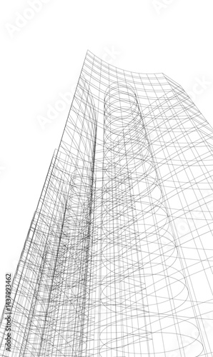 Architecture building. Design background vector illustration