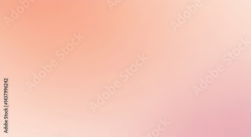 Gentle Gradient From Peach To Pink Creates A Soft Dreamy Abstract Background