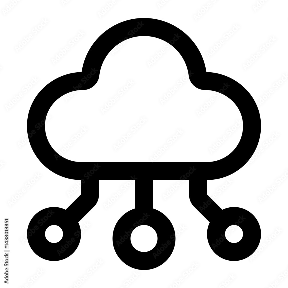 cloud computing icon for illustration cloud computing icon for illustration