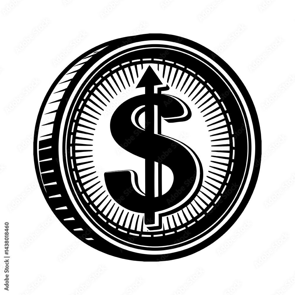 Obraz premium dollar sign vector
