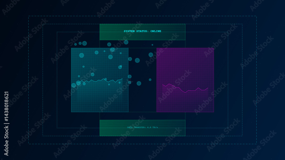 Holographic Interface Dashboard - Futuristic Tech Background 8K Holographic Interface Dashboard - Futuristic Tech Background 8K