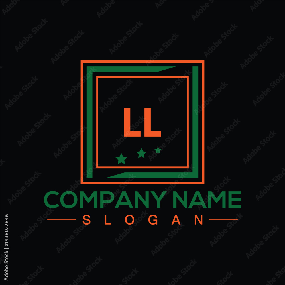 Abstract company logo design template Abstract company logo design template