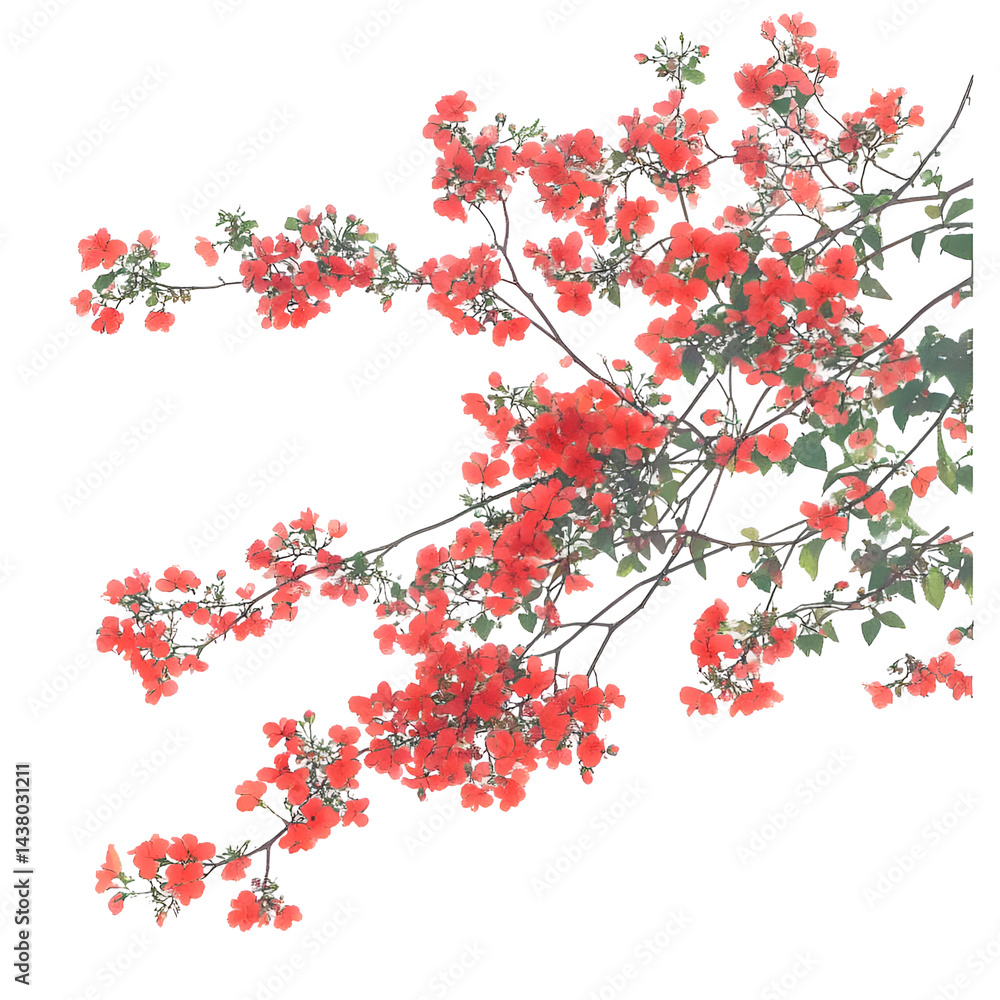 Fototapeta premium Closeup pink floral clusters background