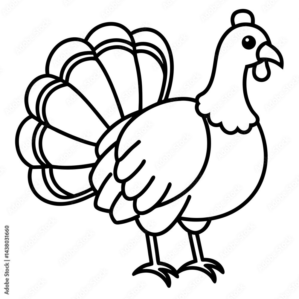 Modern Turkey Illustration Modern Turkey Illustration