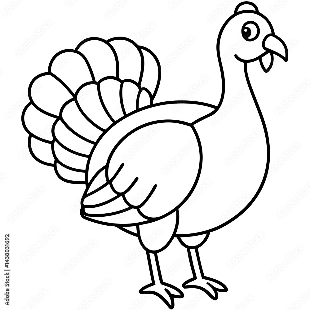 Modern Turkey Illustration Modern Turkey Illustration