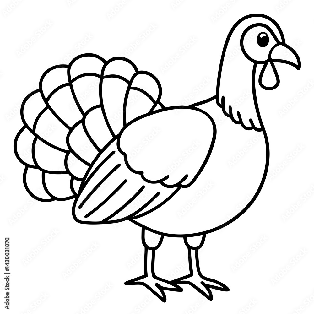 Modern Turkey Illustration Modern Turkey Illustration