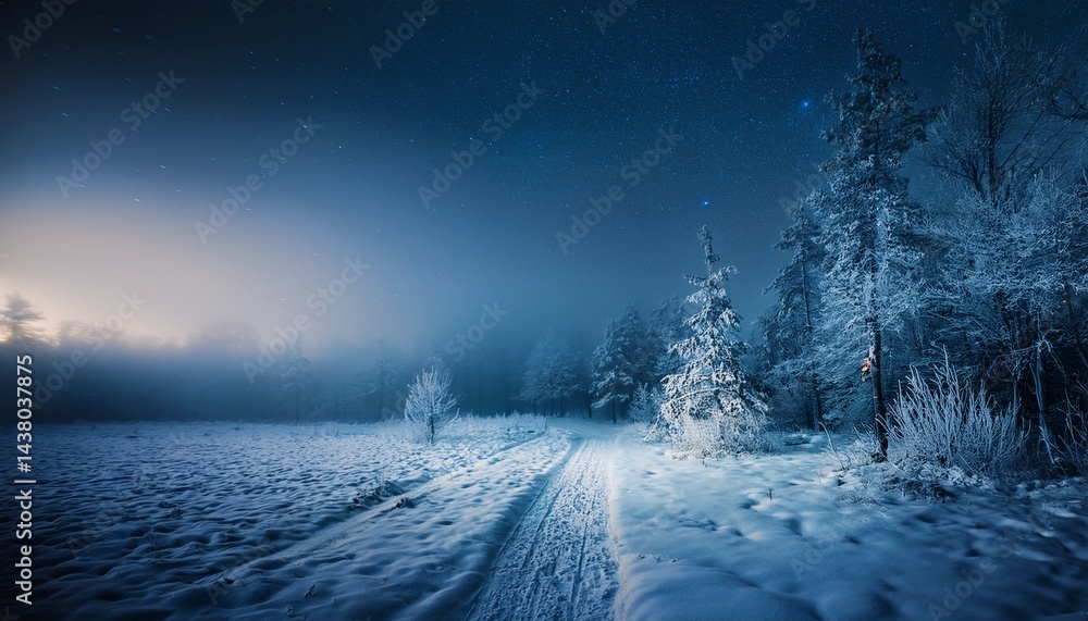 night in the froest night in the froest