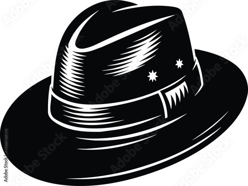 Traditional Australian Hat Icon
