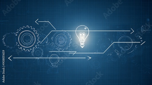 Blueprint of Innovation: Gears, Arrows and a Bright Idea in Technical Design