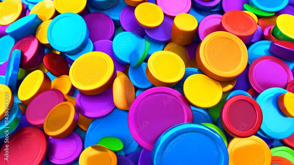 Vibrant and Colourful Seamless Button Texture for Creative Design Projects Vibrant and Colourful Seamless Button Texture for Creative Design Projects