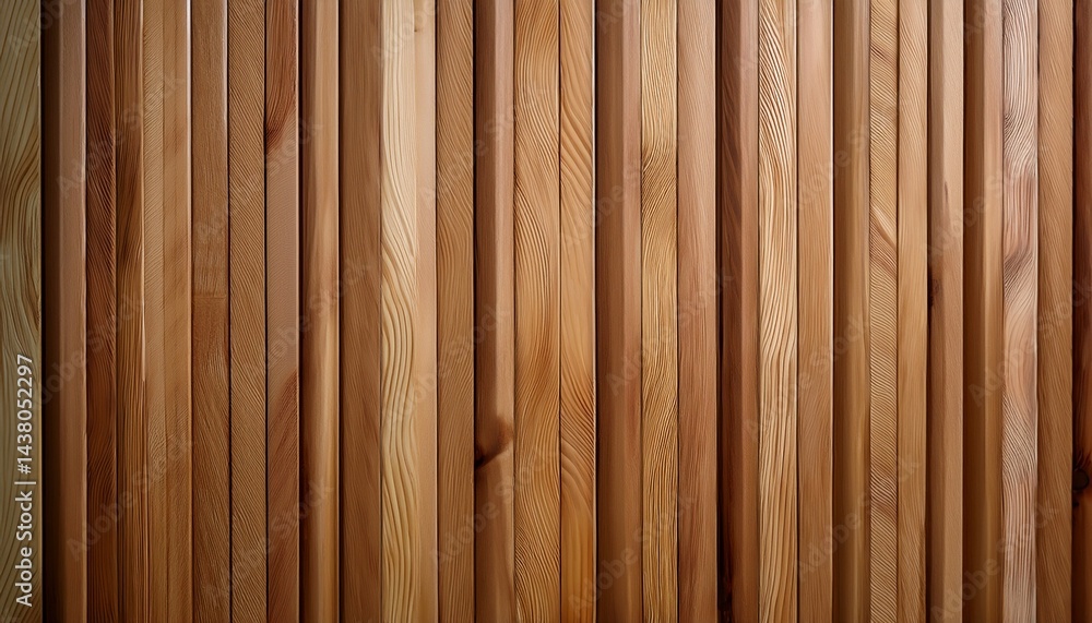 Naklejka premium wooden panels texture vertical wooden slats for facade cladding timber stripes made of beige pine a modern plank surface for interior