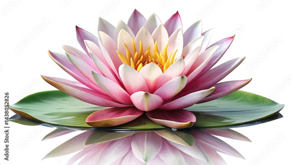 Obraz premium pink water lily