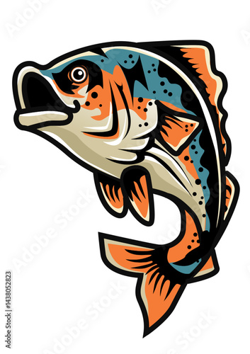 Illustration of a big fish