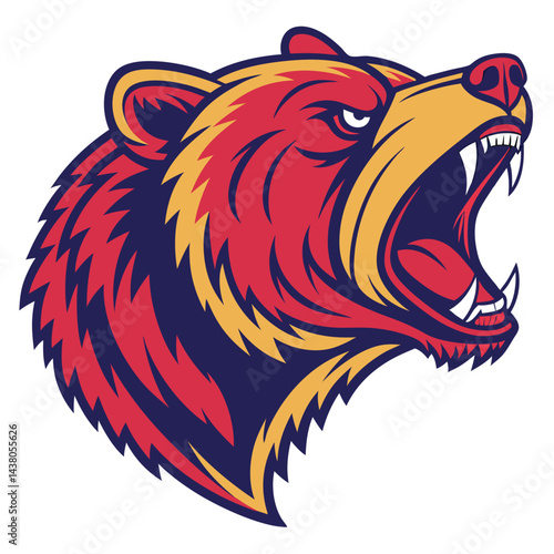 Angry bear head logo (1)