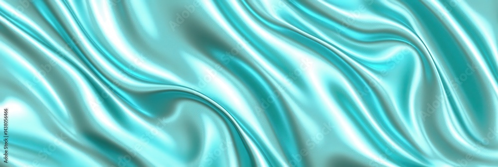 Aqua Silk Drape Aqua Silk Drape