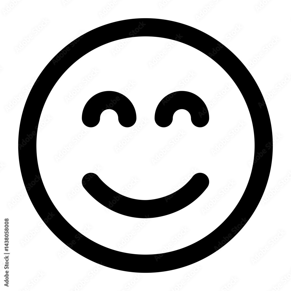 smile icon for illustration smile icon for illustration