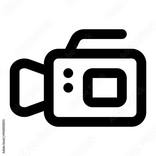 video camera icon for illustration