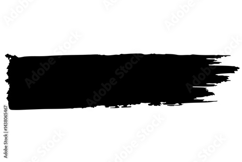 和風素材　筆で描かれたダイナミックな線のイラストセット　ベクター