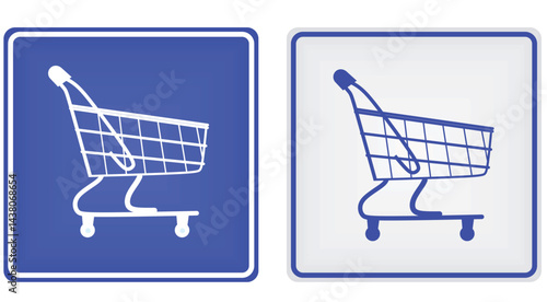 Parking for customers. vector illustration