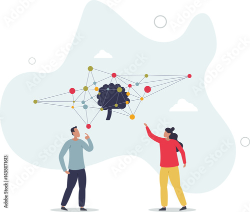 Neuropsychology study for brain cognition and behavior.Neurology and psychology interaction learning for nervous system and mental illnesses understanding. character life .