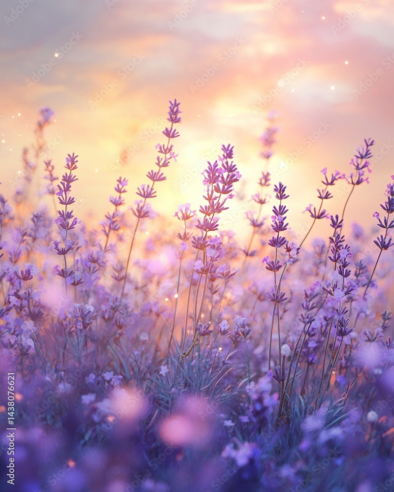 Lavender field at sunset (2) Lavender field at sunset (2)