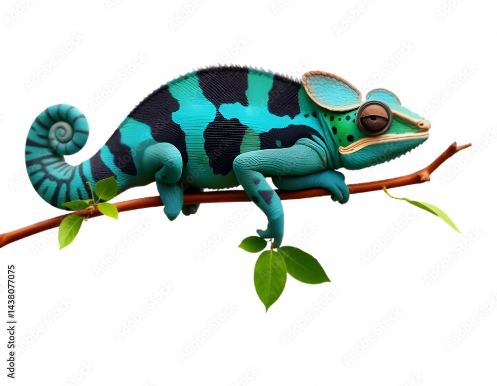 Obraz premium Close-up of lizard on wood