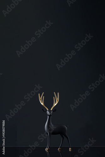 Elegant Reindeer Figurines for Christmas Decor