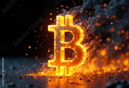 The Golden Symbol of Bitcoin: the brilliance and innovation of cryptocurrency