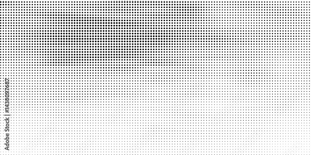 Halftone gradient. Dotted gradient smooth dots spraying and halftones dot background seamless horizontal geometric pattern vector template set. Halftone gradient. Dotted gradient smooth dots spraying and halftones dot background seamless horizontal geometric pattern vector template set.