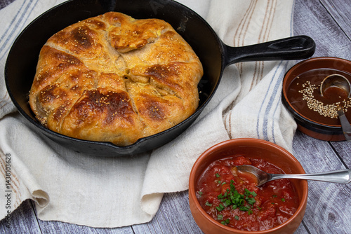 Placinte- Moldovan potato stuffed pastry