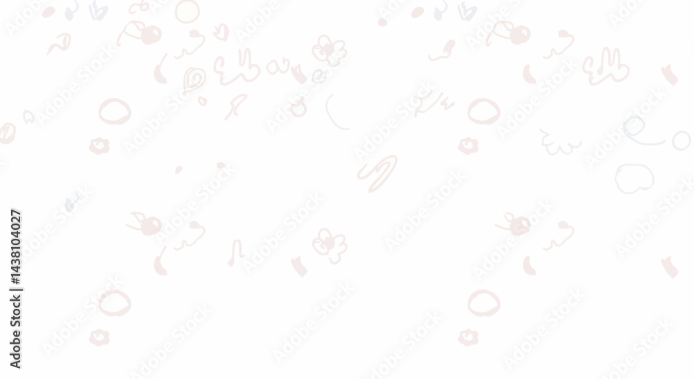 Pastel Abstract Background with Delicate Floral Shapes Pastel Abstract Background with Delicate Floral Shapes