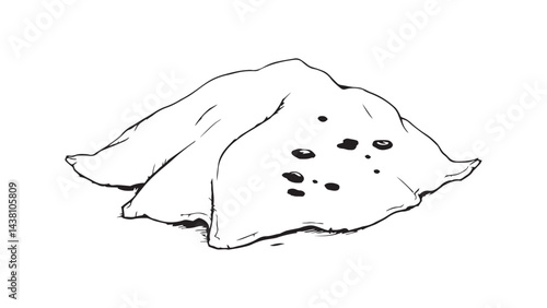 Set of Stain remover line art