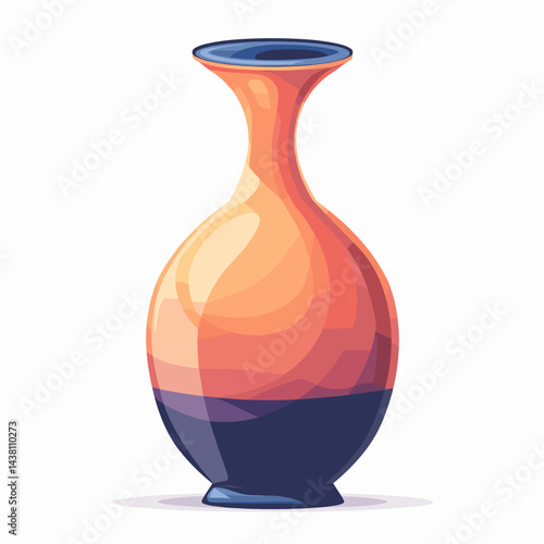 vase on a white background