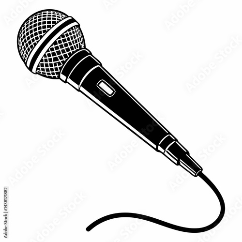 microphone vector illustration