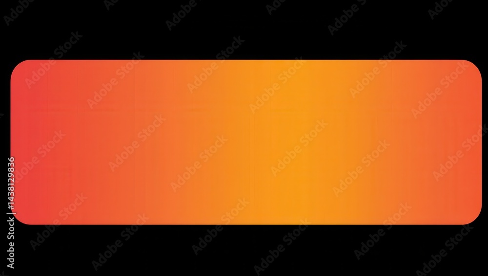 Obraz premium Gradient orange rectangular shape