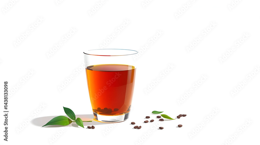Glass cup of tea placed on white background, tea beads scattered naturally nearby, no text shown, ample clean space for future text, minimalist, fresh, detailed, modern soft light.
Glass cup of tea placed on white background, tea beads scattered naturally nearby, no text shown, ample clean space for future text, minimalist, fresh, detailed, modern soft light.