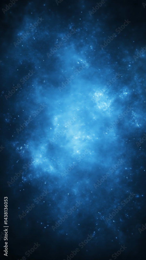 Naklejka premium Celestial Nebula Deep Space Cosmic Background