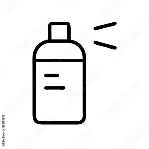 air freshener line art icon vector illustration