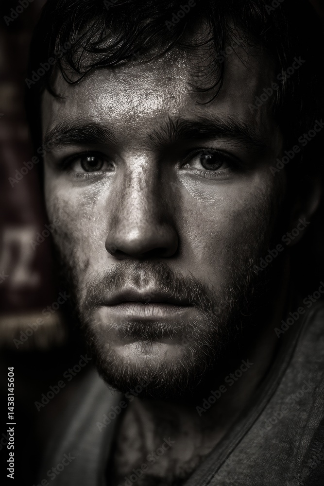 A black and white photo of a man with a beard A black and white photo of a man with a beard