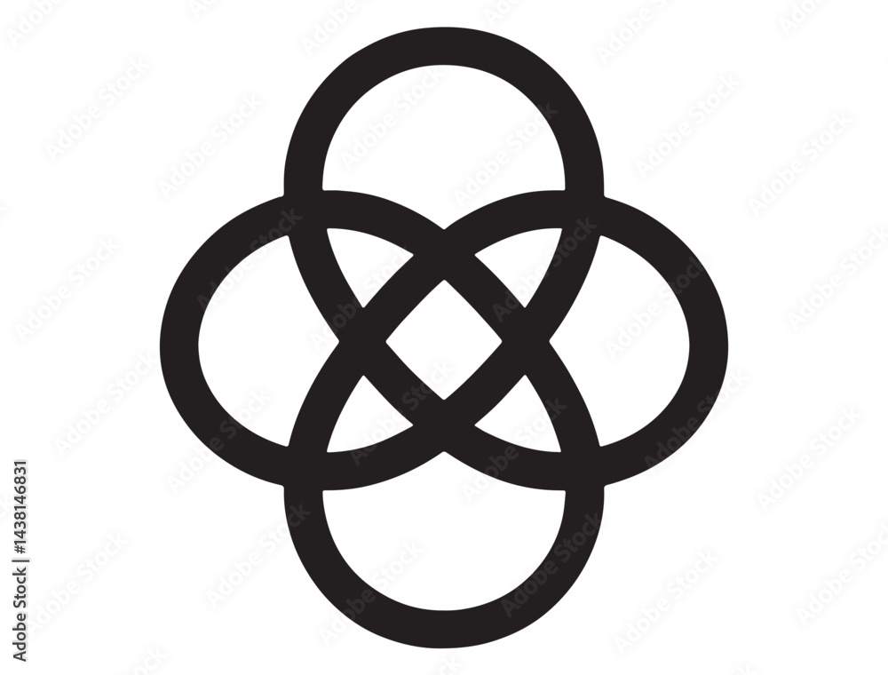CELTIC KNOT SILHOUETTE WHITE BACKGROUND CELTIC KNOT SILHOUETTE WHITE BACKGROUND