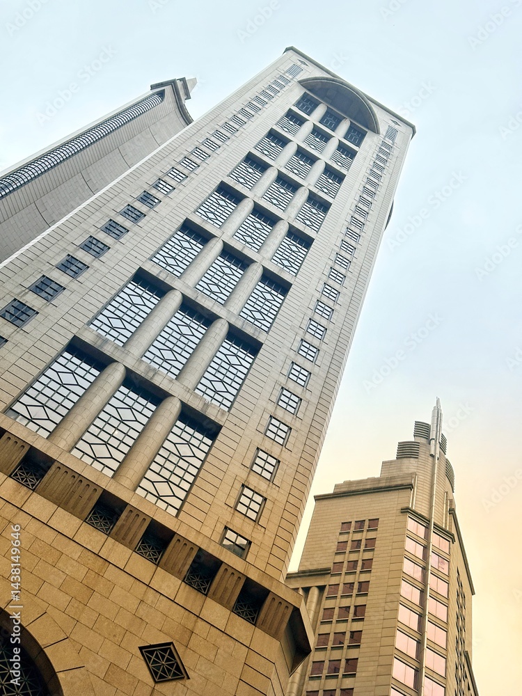 Φωτογραφία Low angle view of skyscraper er in Central Hong Kong