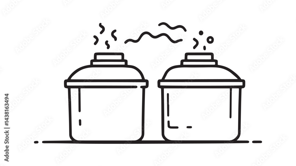 Detergent line art Detergent line art