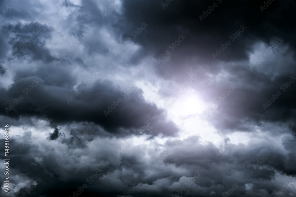 Dramatic Storm Clouds Background