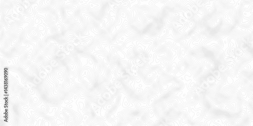 White topography topology vector white background fresh contour map texture. white seamless pattern Abstract background with a wave Topography and geography map grid abstract backdrop.	