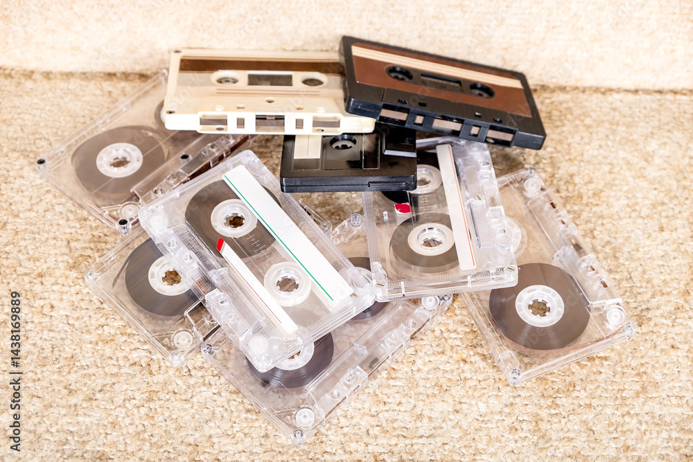 Heap of Audio Cassetes