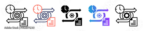 Agile Methodology multiple icon