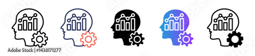 Business Intelligence multiple icon