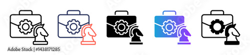 Strategic Planning multiple icon