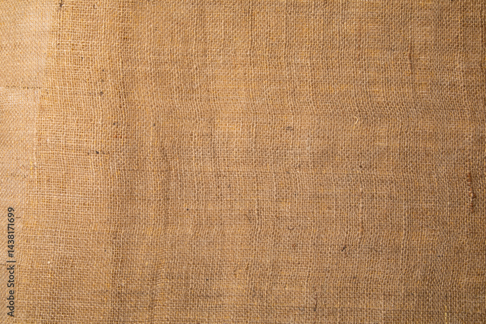 Top view Background texture of cotton woven fabric